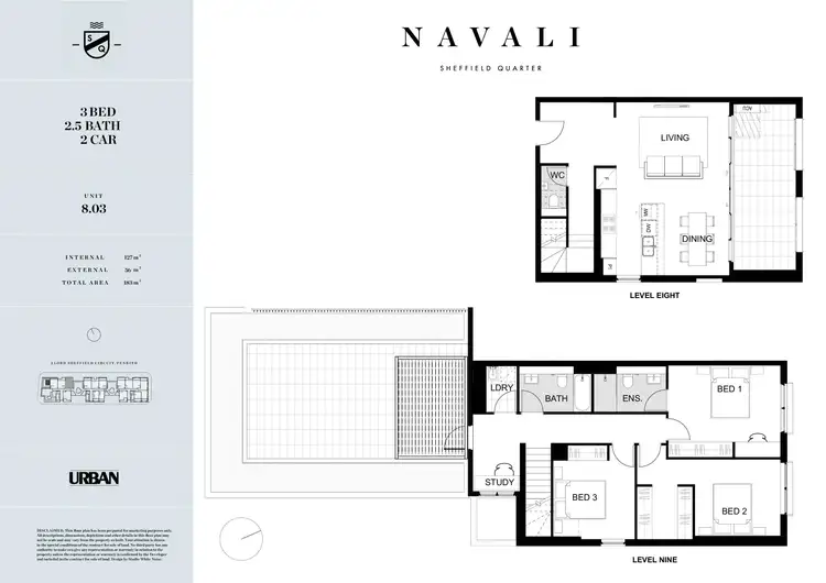 Floorplan of Homely apartment listing, 803/2C Lord Sheffield Circuit, Penrith NSW 2750