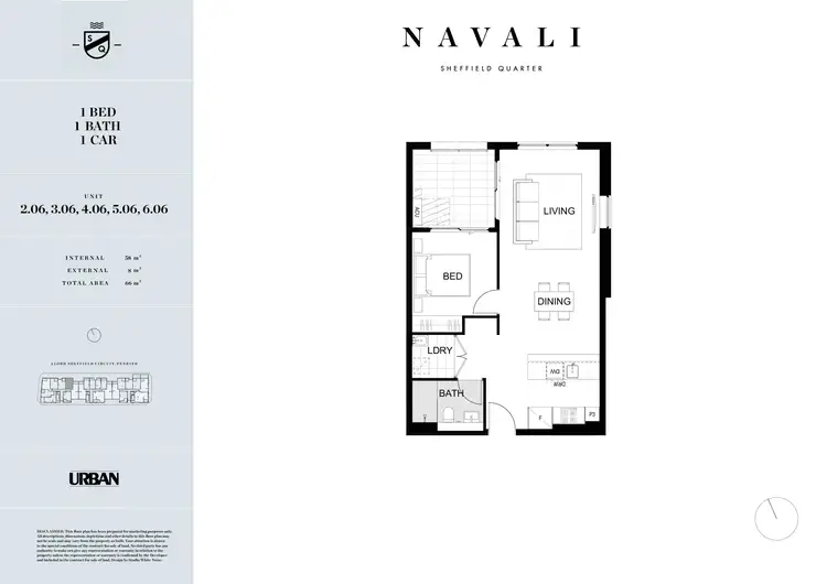 Floorplan of Homely apartment listing, 606/2C Lord Sheffield Circuit, Penrith NSW 2750