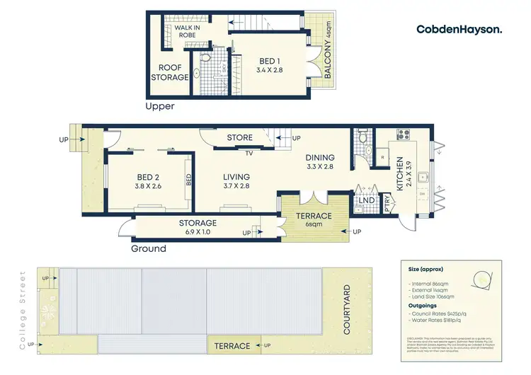 Floorplan of Homely house listing, 18 College Street, Balmain NSW 2041