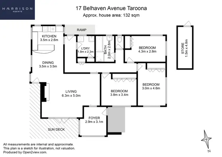 Floorplan of Homely house listing, 17 Belhaven Avenue, Taroona TAS 7053