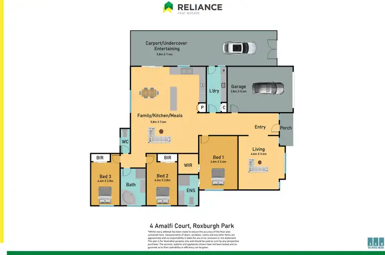 Floorplan of Homely house listing, 4 Amalfi Court, Roxburgh Park VIC 3064