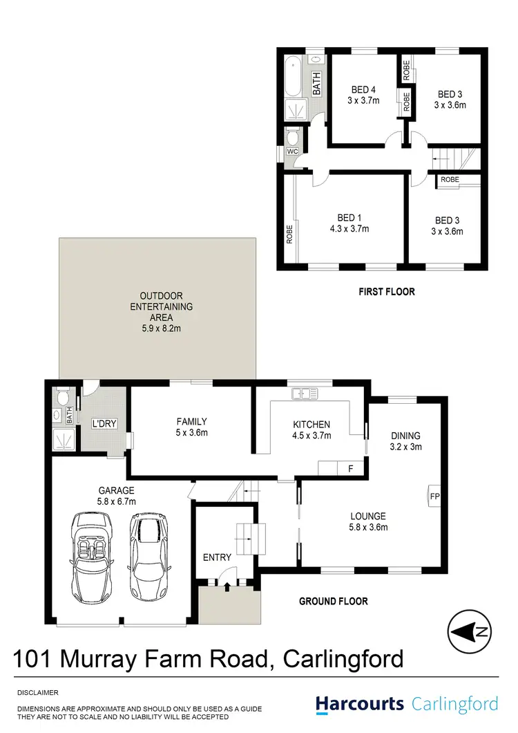 Floorplan of Homely house listing, 101 Murray Farm Road, Carlingford NSW 2118