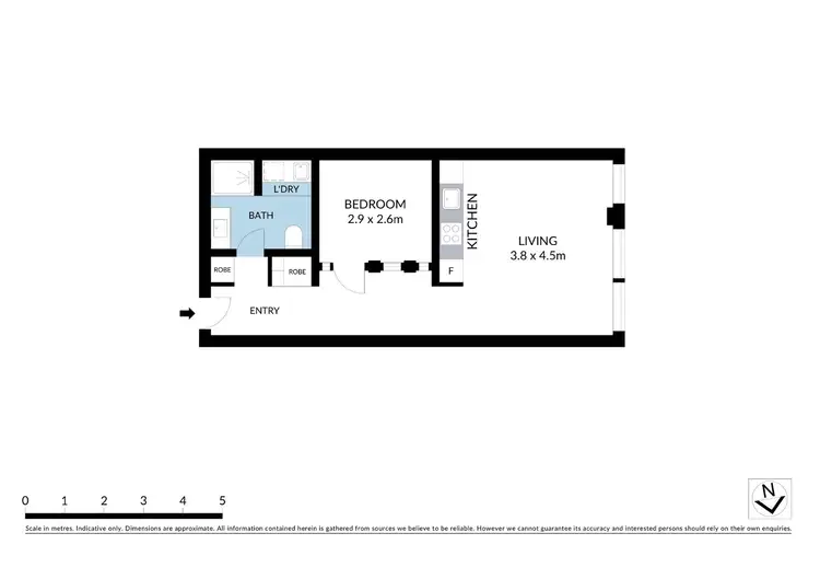 Floorplan of Homely apartment listing, 363/6C Cowper Wharf Roadway, Woolloomooloo NSW 2011