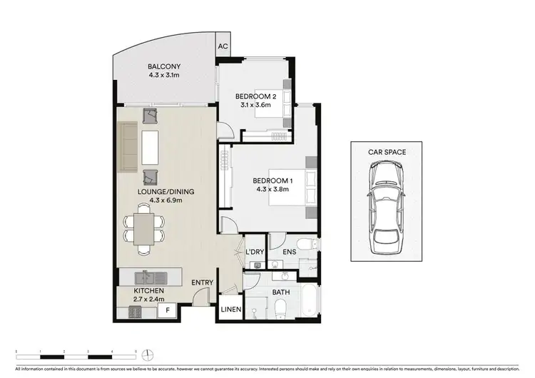 Floorplan of Homely unit listing, 101/24 Mons Road, Westmead NSW 2145