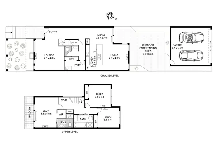Floorplan of Homely townhouse listing, 4 Mandrel Drive, Williams Landing VIC 3027