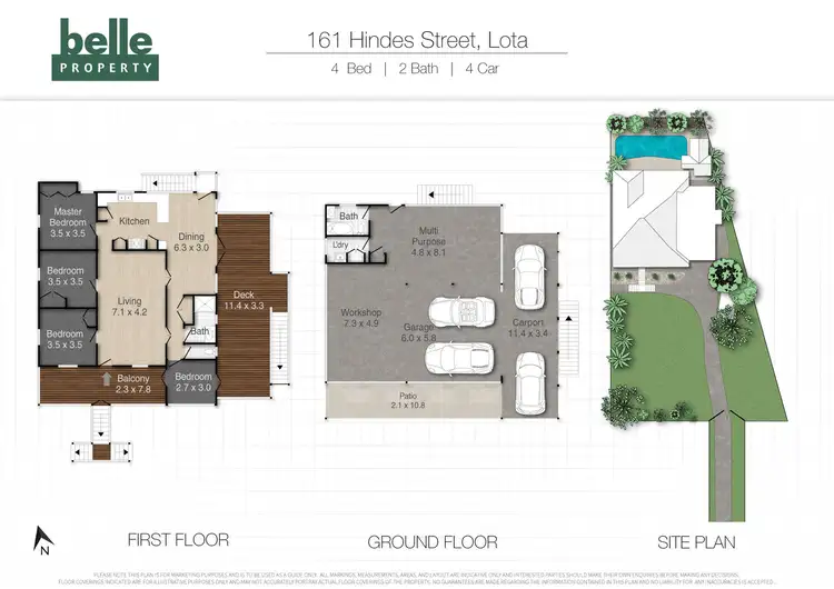 Floorplan of Homely house listing, 161 Hindes Street, Lota QLD 4179