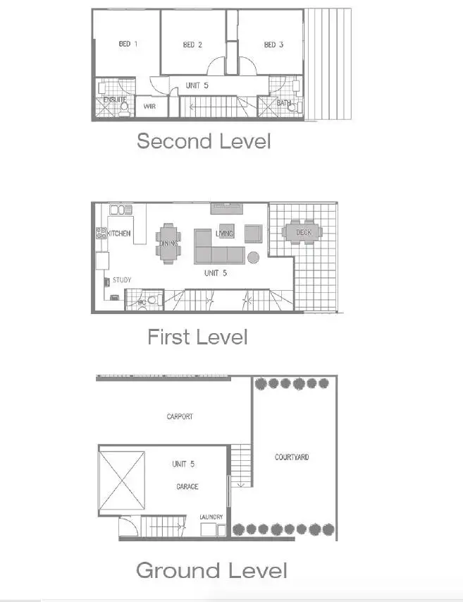 Floorplan of Homely townhouse listing, 5/21 Northcliffe Street, Murarrie QLD 4172