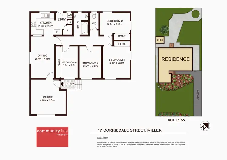 Floorplan of Homely house listing, 17 Corriedale Street, Miller NSW 2168