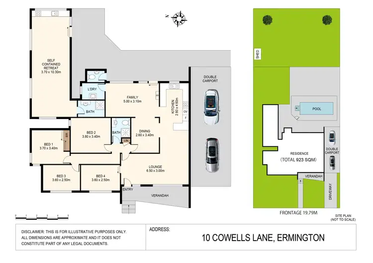 Floorplan of Homely house listing, 10 Cowells Lane, Ermington NSW 2115