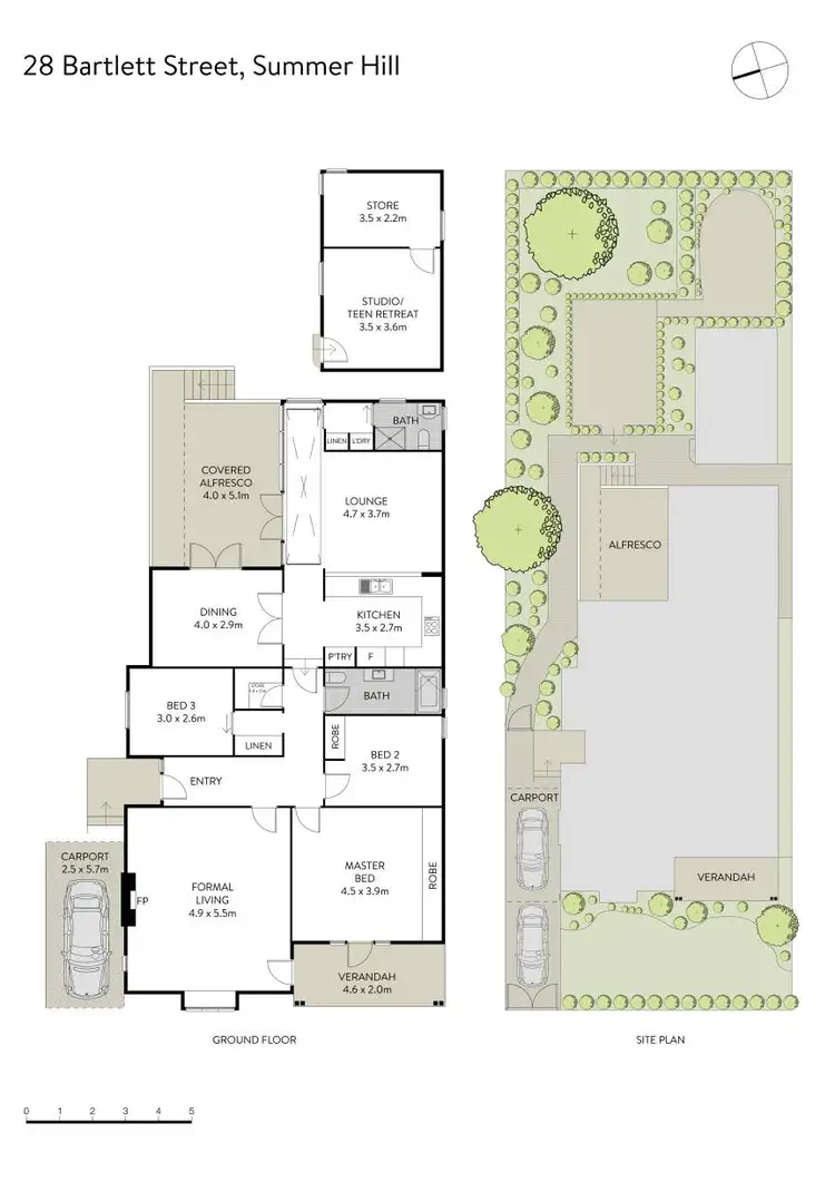 Floorplan of Homely house listing, 28 Bartlett Street, Summer Hill NSW 2130