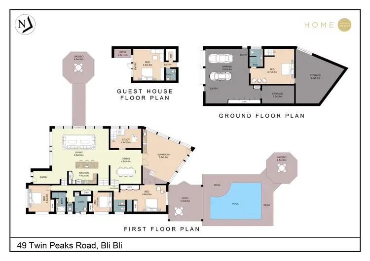 Floorplan of Homely rural property listing, 49 Twin Peaks Road, Bli Bli QLD 4560