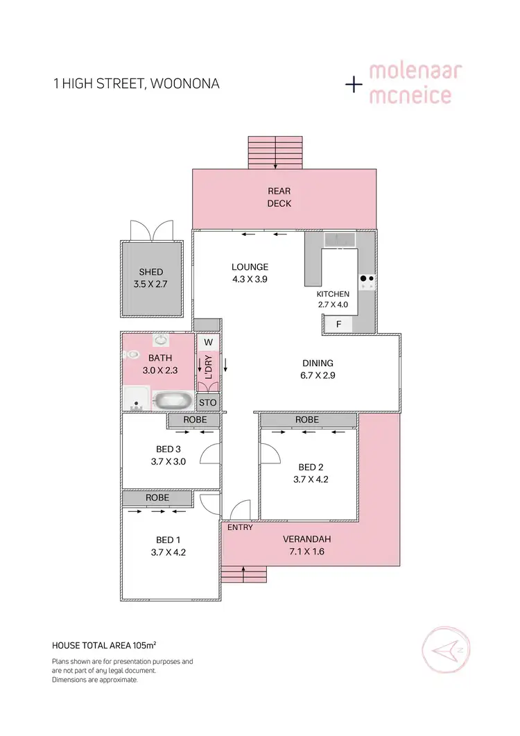 Floorplan of Homely house listing, 1 High Street, Woonona NSW 2517