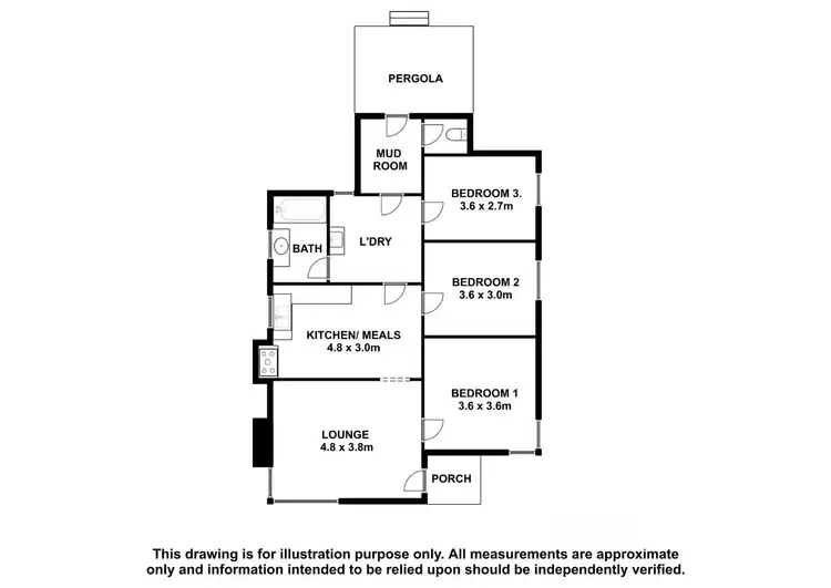 Floorplan of Homely house listing, 21 McIntosh Street, Nangwarry SA 5277