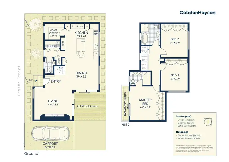 Floorplan of Homely house listing, 25A Frazer Street, Lilyfield NSW 2040