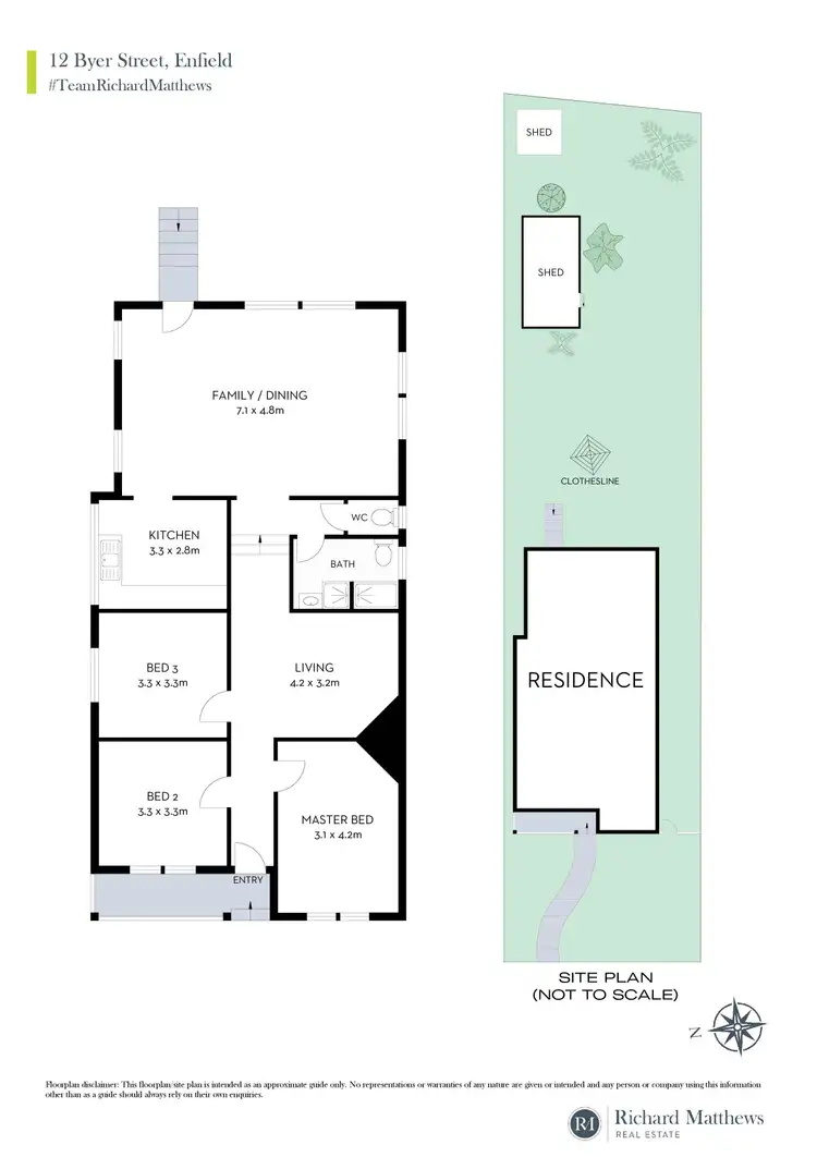 Floorplan of Homely house listing, 12 Byer Street, Enfield NSW 2136