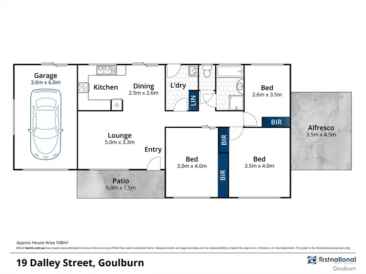 Floorplan of Homely house listing, 19 Dalley Street, Goulburn NSW 2580