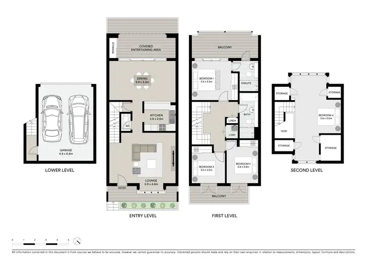 Floorplan of Homely townhouse listing, 8/9 Myrtle Street, Botany NSW 2019