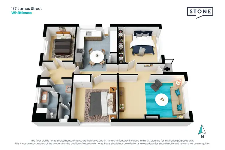 Floorplan of Homely house listing, 1/7 James Street, Whittlesea VIC 3757