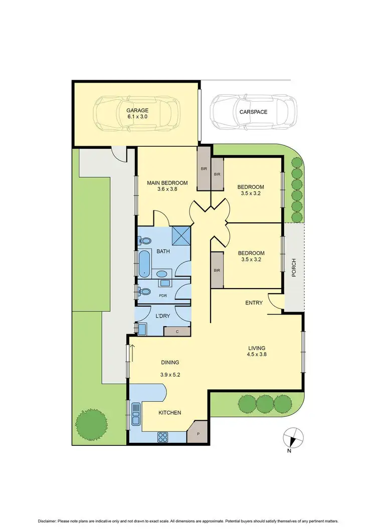 Floorplan of Homely unit listing, 2/42 Collier Court, Strathmore Heights VIC 3041