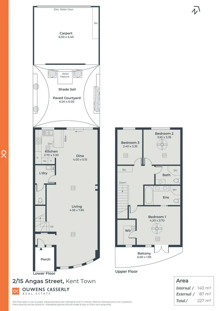 Floorplan of Homely townhouse listing, 2/15 Angas Street, Kent Town SA 5067