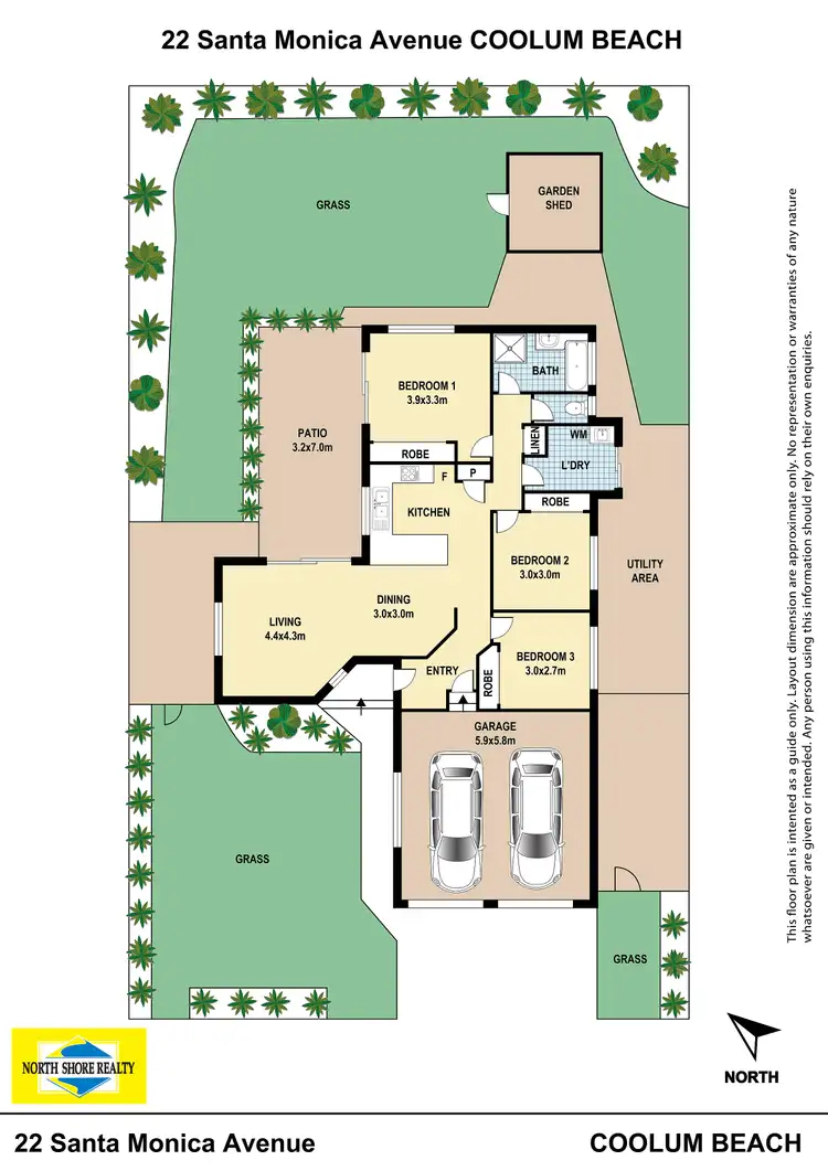 Floorplan of Homely house listing, 22 Santa Monica Avenue, Coolum Beach QLD 4573
