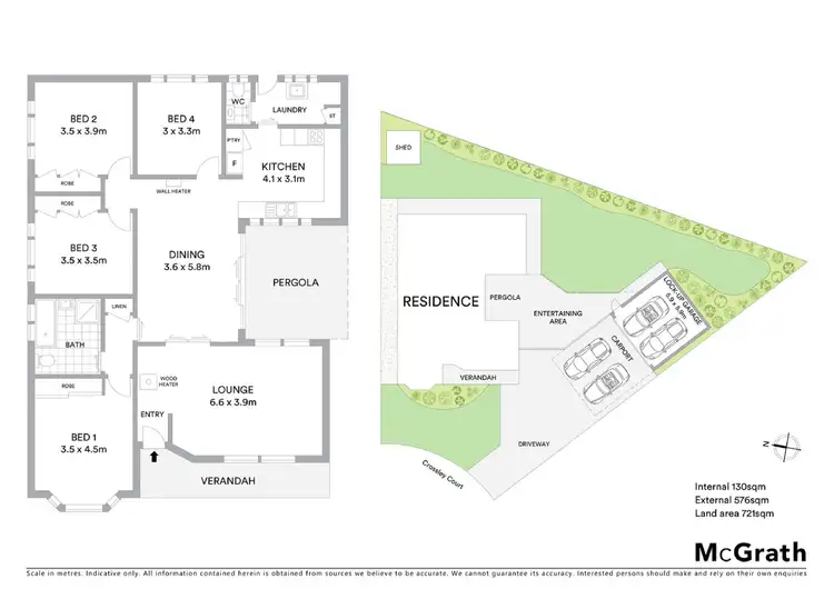 Floorplan of Homely house listing, 8 Crossley Court, Corio VIC 3214