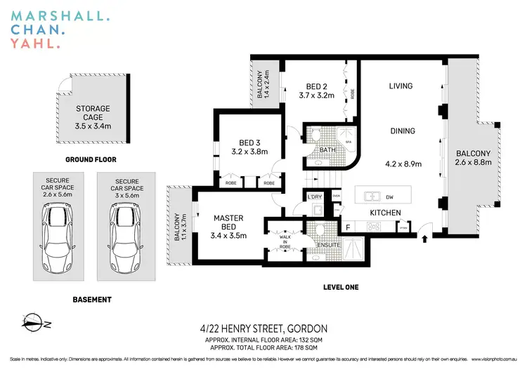 Floorplan of Homely apartment listing, 4/22-24 Henry Street, Gordon NSW 2072
