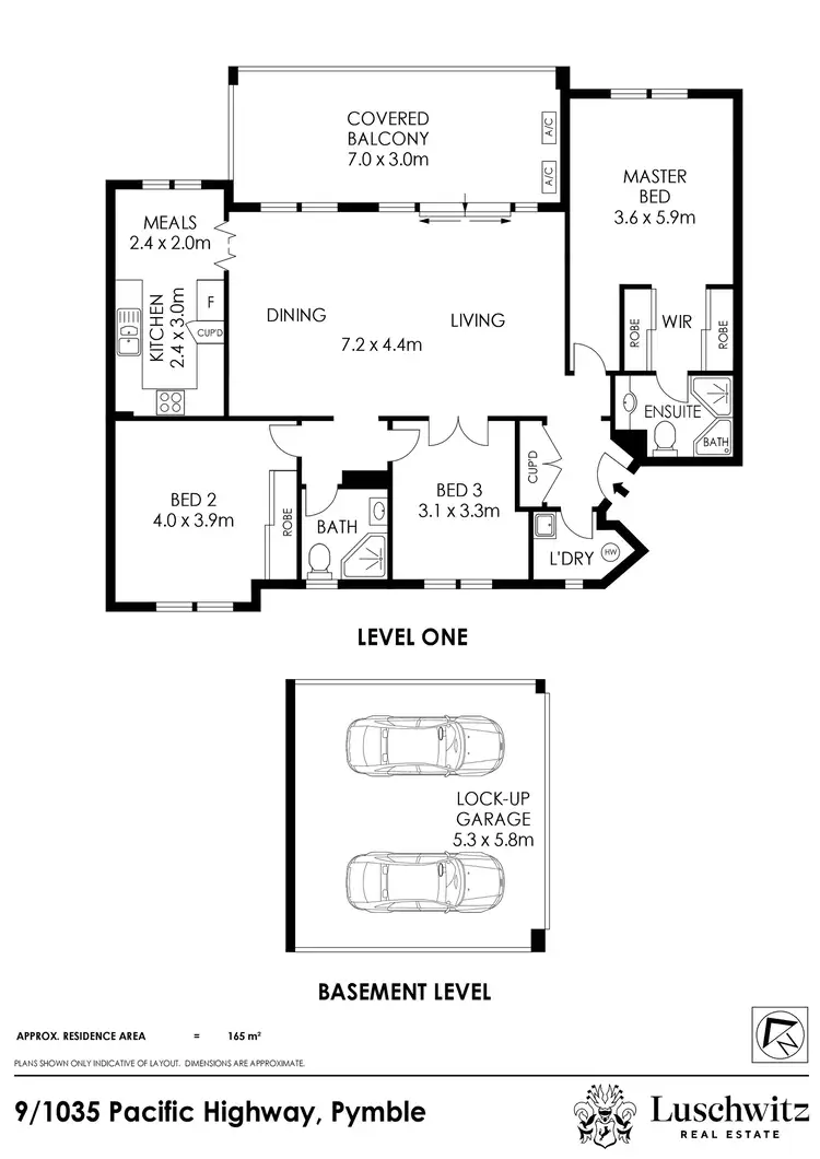 Floorplan of Homely unit listing, 9/1035 Pacific Highway, Pymble NSW 2073
