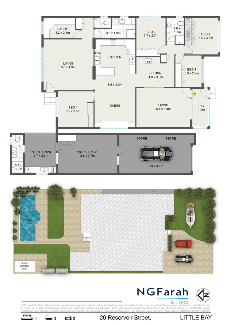 Floorplan of Homely house listing, 20 Reservoir Street, Little Bay NSW 2036