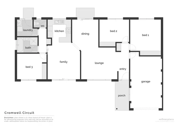 Floorplan of Homely townhouse listing, 17/18 Cromwell Circuit, Isabella Plains ACT 2905