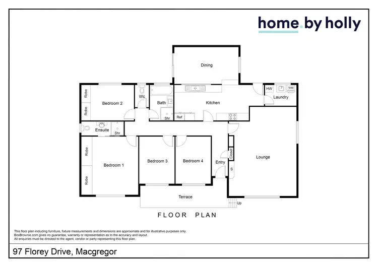 Floorplan of Homely house listing, 97 Florey Drive, Macgregor ACT 2615