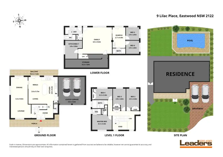 Floorplan of Homely house listing, 9 Lilac Place, Eastwood NSW 2122