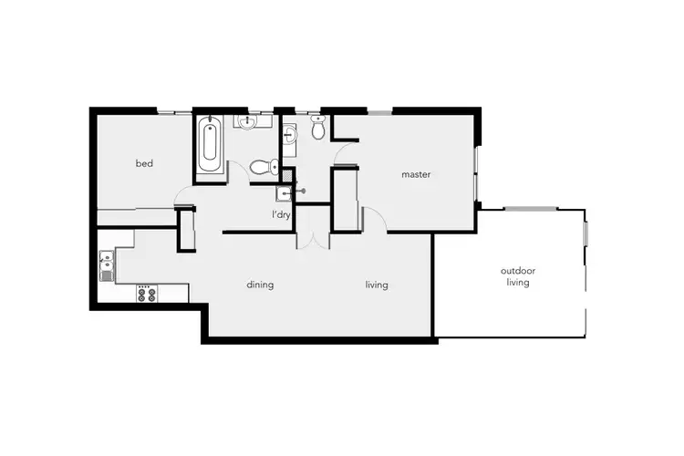 Floorplan of Homely apartment listing, 14/164-172 Spence Street, Bungalow QLD 4870