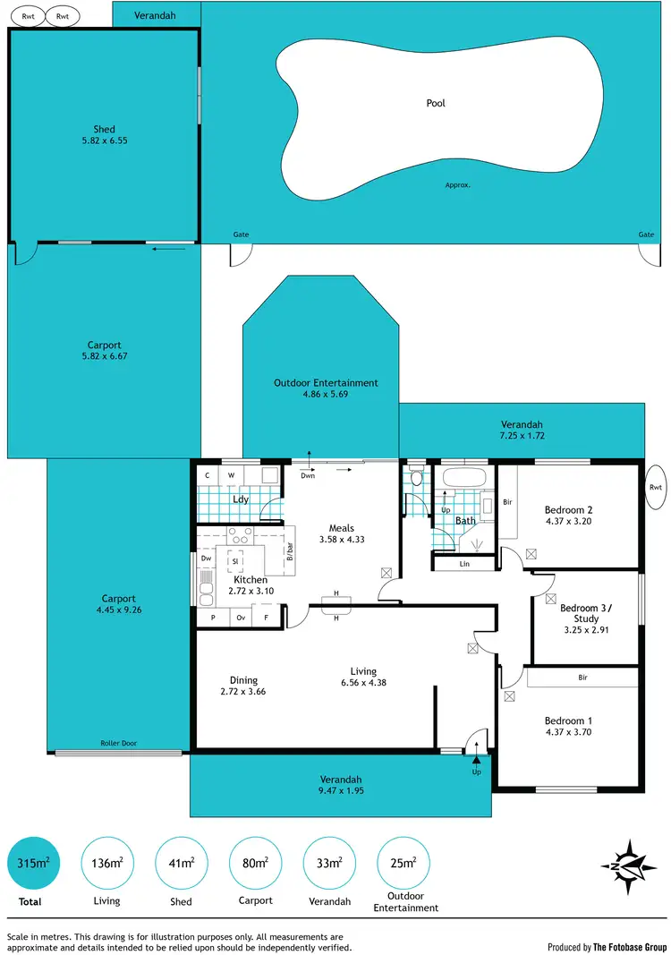 Floorplan of Homely house listing, 2 Burnett Crescent, Semaphore Park SA 5019