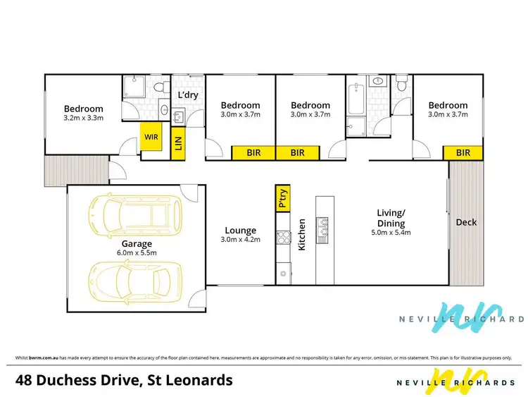 Floorplan of Homely house listing, 48 Duchess Drive, St Leonards VIC 3223