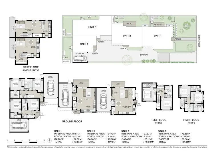 Floorplan of Homely townhouse listing, 2/43 Omar Street, Maidstone VIC 3012