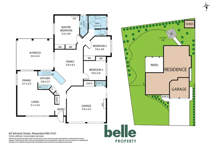 Floorplan of Homely house listing, 64 Sylvania Street, Alexandra Hills QLD 4161