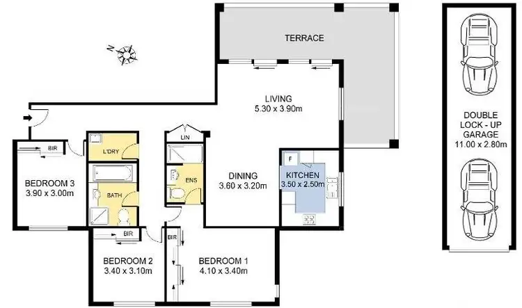 Floorplan of Homely apartment listing, 24/1 Figtree Avenue, Abbotsford NSW 2046