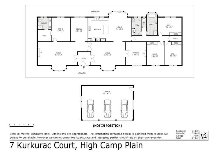 Floorplan of Homely rural property listing, 7 Kurkurac Court, High Camp VIC 3764