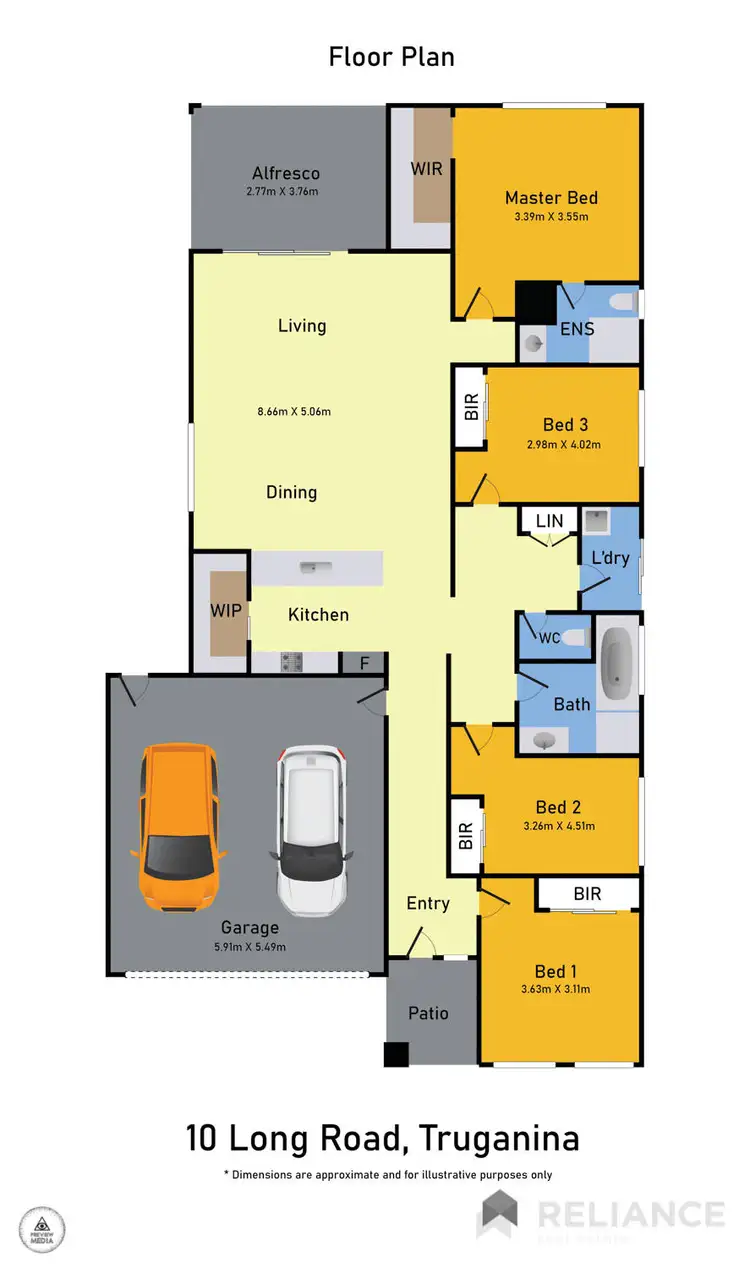 Floorplan of Homely house listing, 10 Long Road, Truganina VIC 3029
