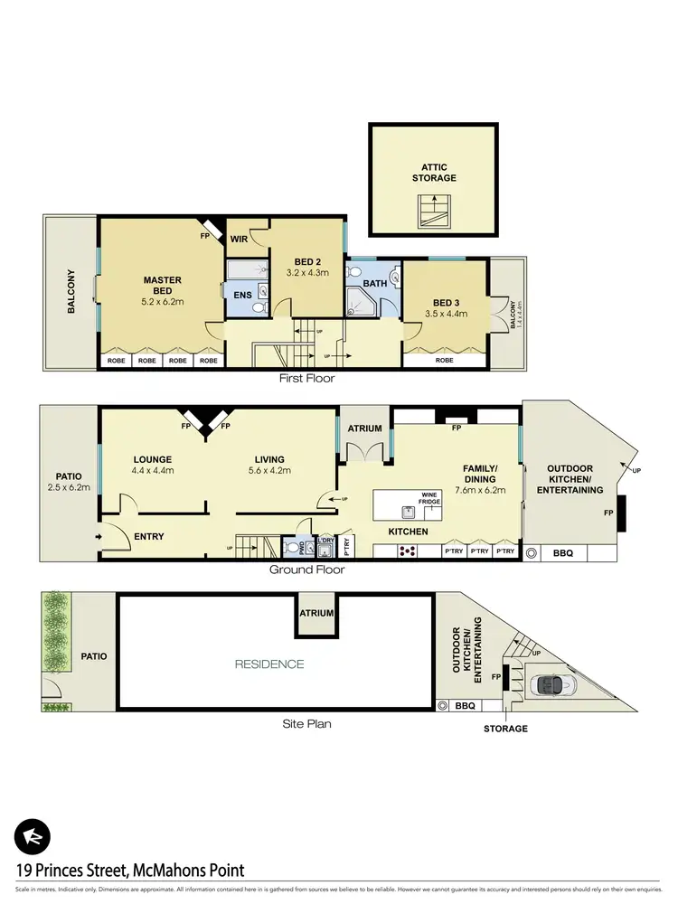 Floorplan of Homely house listing, 19 Princes Street, Mcmahons Point NSW 2060