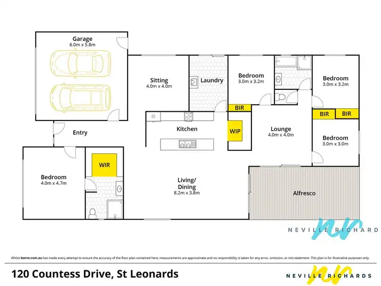 Floorplan of Homely house listing, 120 Countess Drive, St Leonards VIC 3223