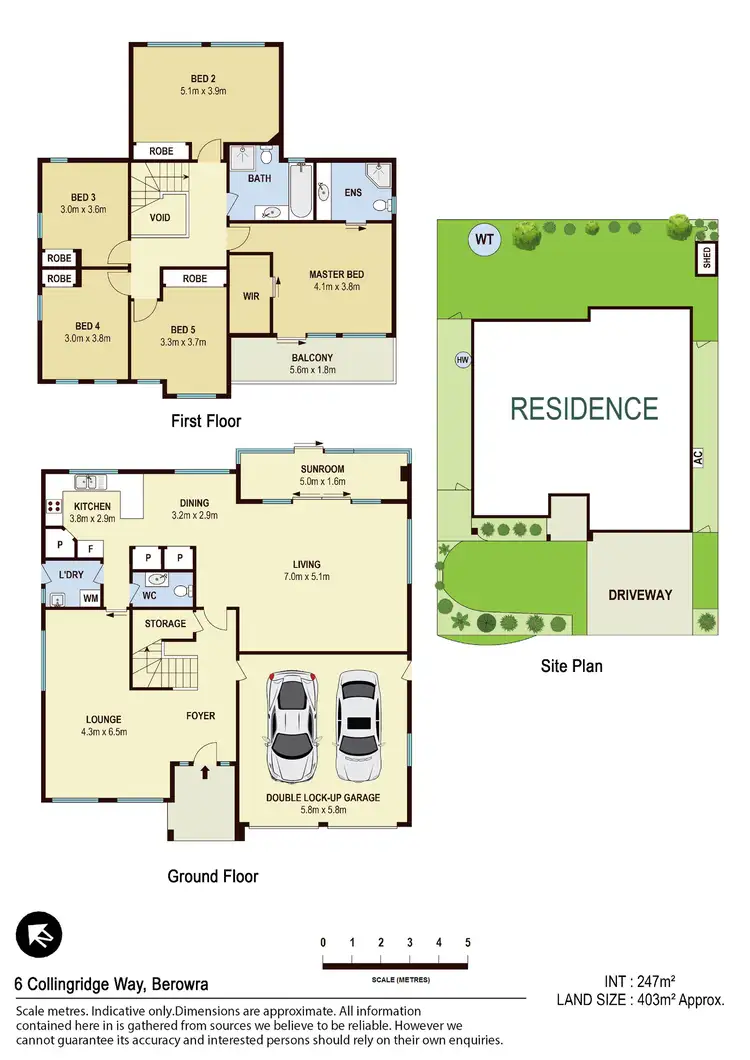 Floorplan of Homely house listing, 6 Collingridge Way, Berowra NSW 2081