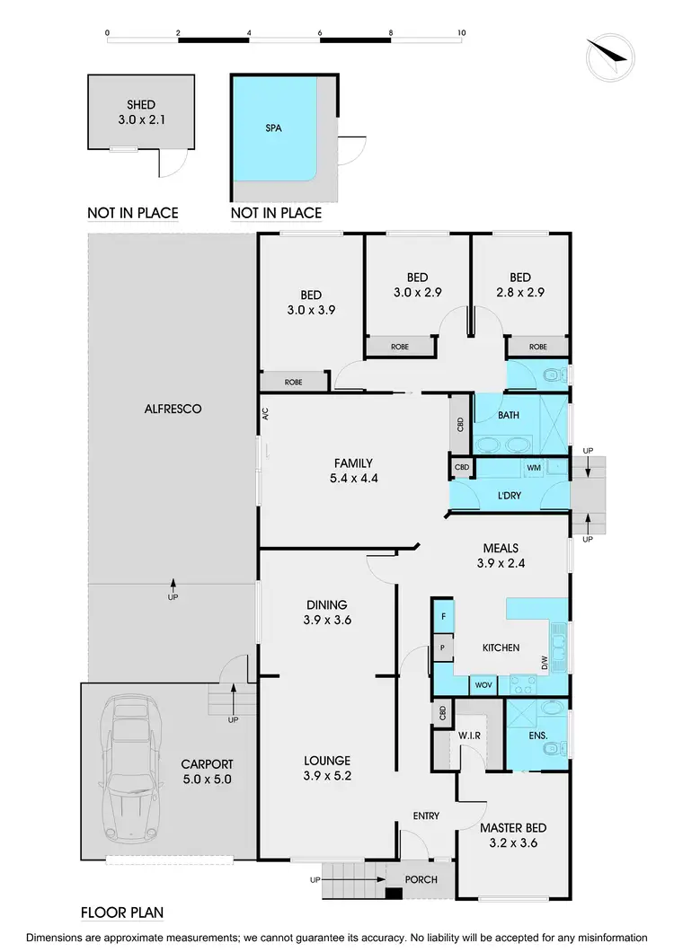 Floorplan of Homely house listing, 4 Frieda Court, Ferntree Gully VIC 3156