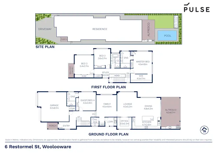 Floorplan of Homely house listing, 6 Restormel Street, Woolooware NSW 2230