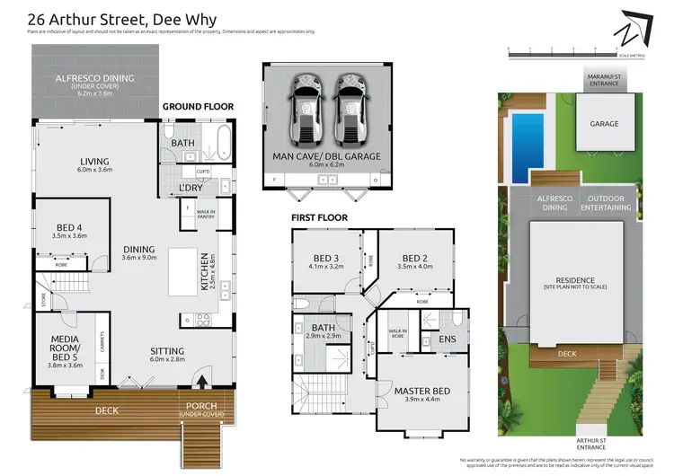 Floorplan of Homely house listing, 26 Arthur Street, Dee Why NSW 2099