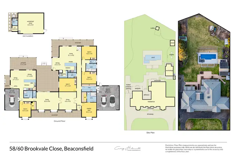 Floorplan of Homely house listing, 58-60 Brookvale Close, Beaconsfield VIC 3807