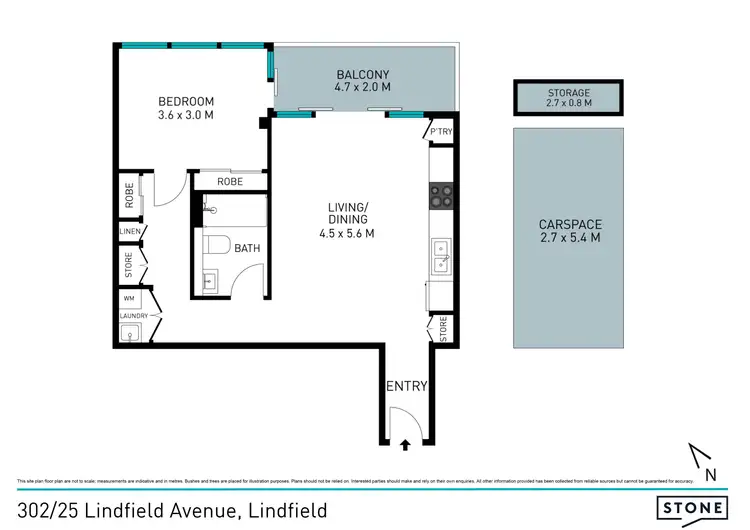 Floorplan of Homely apartment listing, 302/25 Lindfield Avenue, Lindfield NSW 2070