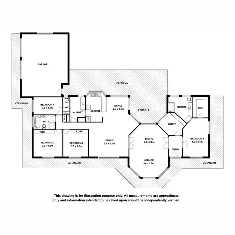 Floorplan of Homely house listing, 135 Cemetery Road, Kalangadoo SA 5278