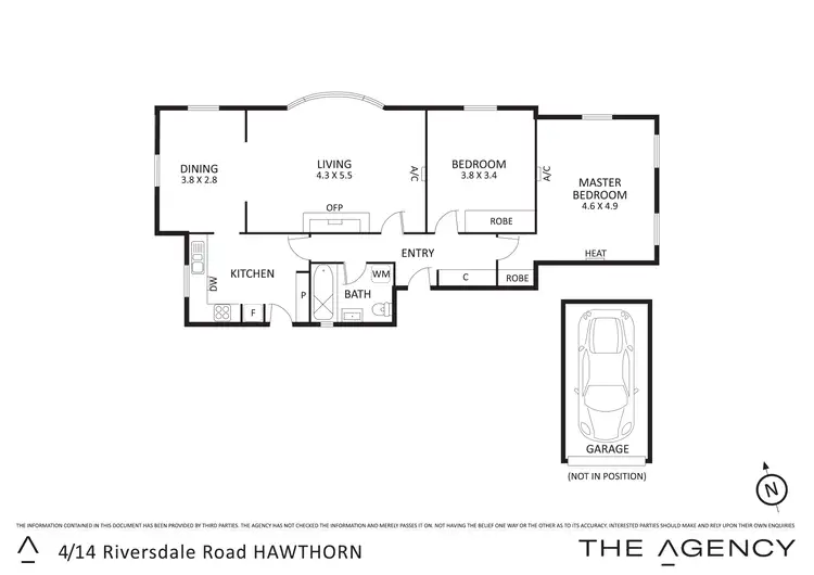 Floorplan of Homely apartment listing, 4/14 Riversdale Road, Hawthorn VIC 3122